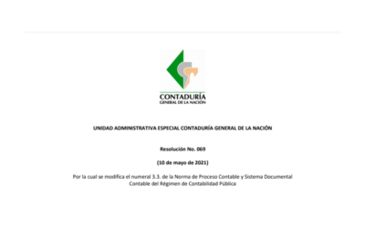 Resolución CGN 069 de 2021 Agregación de información en Municipios, Distritos y Departamentos
