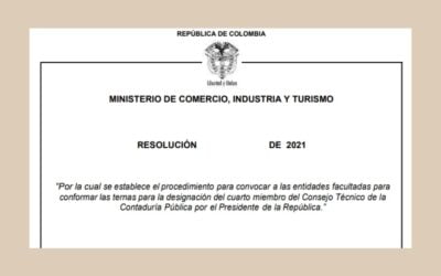 Convocatoria para elegir el cuarto miembro del CTCP