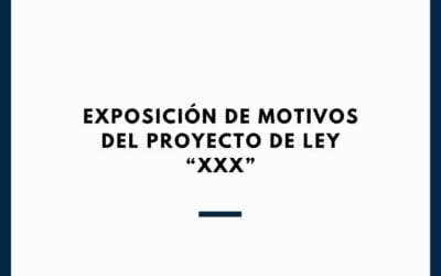 Exposición de Motivos Proyecto de Ley – Reforma Tributaria