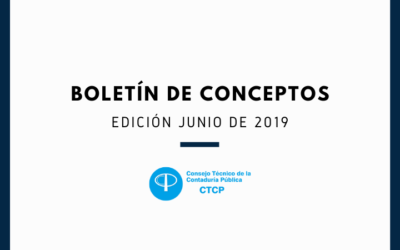BOLETÍN DE CONCEPTOS Edición junio de 2019
