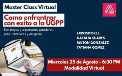 Master Class virtual: CÓMO ENFRENTAR CON ÉXITO A LA UGPP