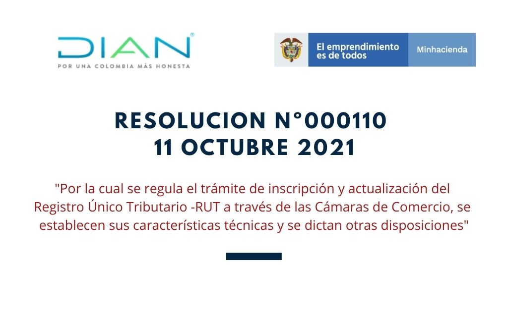 Resolución No. 000110 de 2021 – DIAN