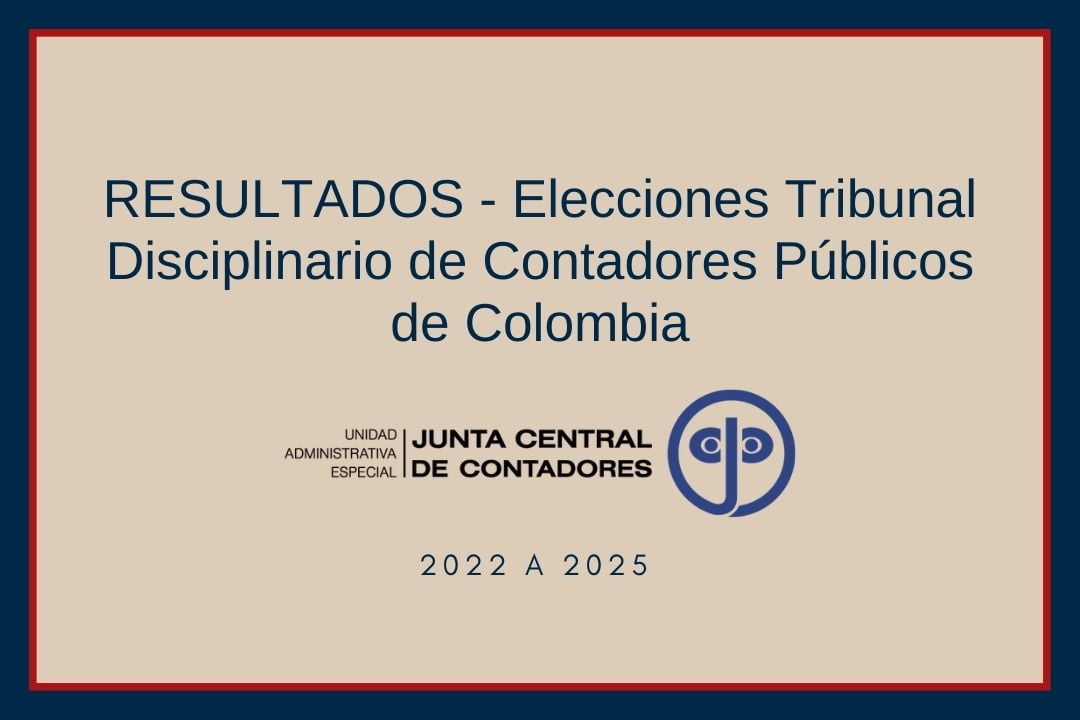 RESULTADOS Elecciones Tribunal Disciplinario 20222025