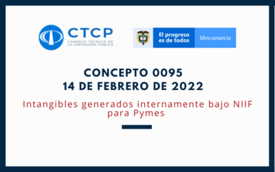 CTCP – Concepto 0095 de 14 de febrero de 2022: Intangibles generados internamente bajo NIIF para Pymes