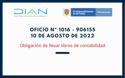 DIAN. Oficio 906155: Obligación de llevar libros de contabilidad