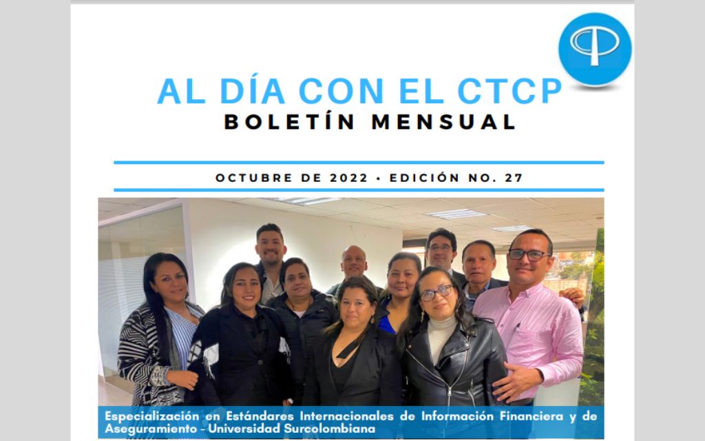 CTCP. Boletín Mensual. Octubre de 2022 – Edición N.º 27