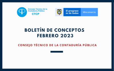 CTCP. Boletín de Conceptos Febrero 2023