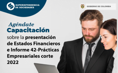SUPERSOCIEDADES. Capacitaciones sobre presentación de Estados Financieros