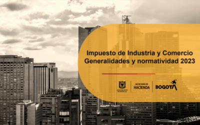 Alcaldía de Bogotá. Documento relacionado con las generalidades del impuesto de industria y comercio