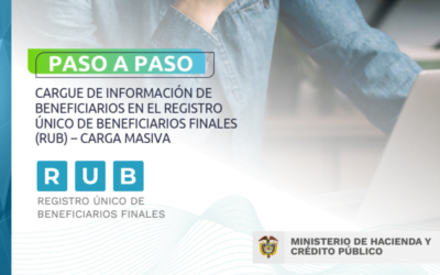 DIAN. PASO A PASO: Cargue de Información de Beneficiarios en el RUB