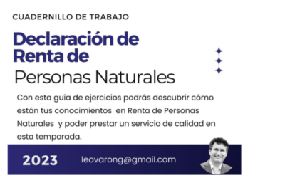 CP Leonardo Varon. Cartilla Guía de Ejercicios para la Declaración de Renta de Personas Naturales