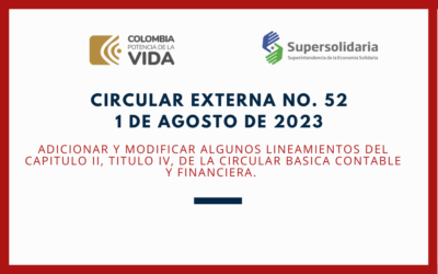 SUPERSOLIDARIA. Documentos relacionados con la circular externa 52