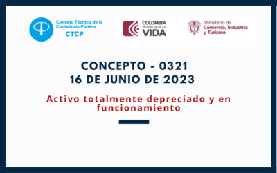 CTCP. Concepto 0321-23. Activo totalmente depreciado y en funcionamiento