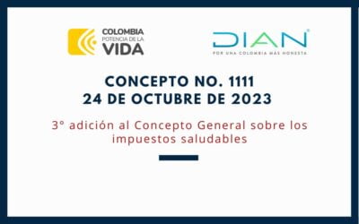 DIAN. Concepto 1111-23. Tercera adición al Concepto General sobre impuestos saludables