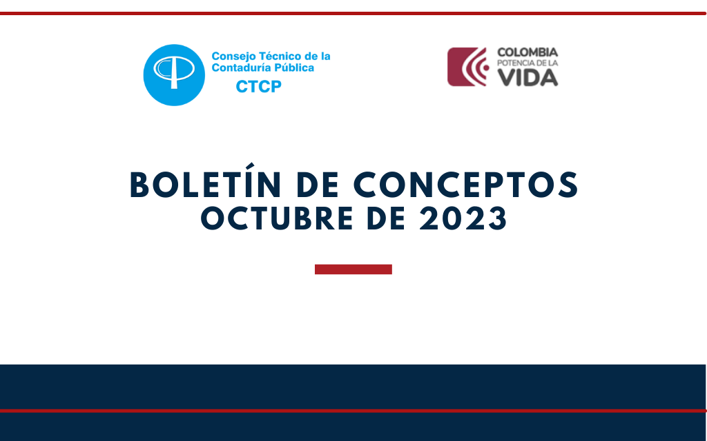 CTCP. Boletín de Conceptos Octubre 2023