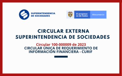 SUPERSOCIEDADES. Circular Externa 100-000009 de 2023. Circular unica de requerimiento de informacion financiera – CURIF
