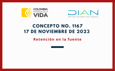 DIAN. Concepto 1167-23. Retención en la fuente a indemnizaciones