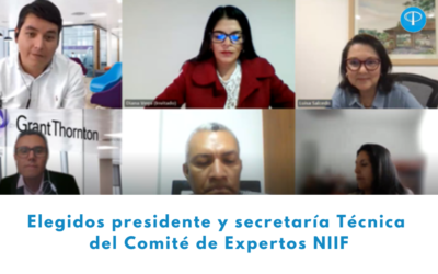 CTCP. Elegidos presidente y secretaría Técnica del Comité de Expertos NIIF