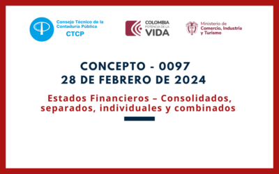 CTCP. Concepto 0097-24. Estados Financieros Consolidados, separados, individuales y combinados