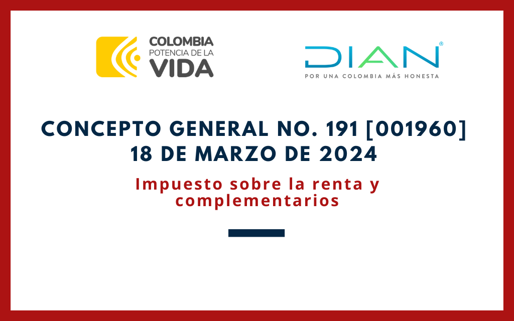 DIAN. Concepto 0191-24. Ingresos – Programas de fidelización de clientes – Personas Naturales no obligados