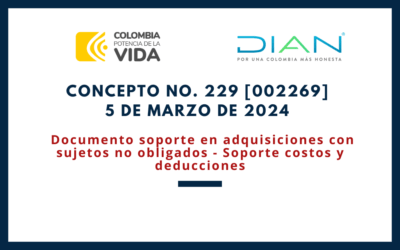 DIAN. Concepto 0229-24. Documento soporte idóneo del pago por derechos de autor a Sayco y Acinpro