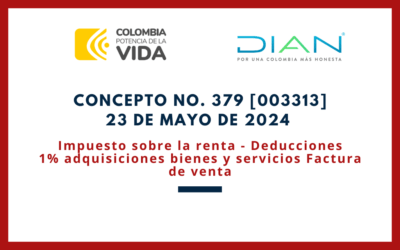 DIAN. Concepto 0379-24. Incluir IVA pagado por las adquisiciones de bienes y/o servicios