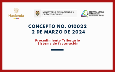 MINHACIENDA-DAF. Concepto 010022-24. Facturación de tributos territoriales