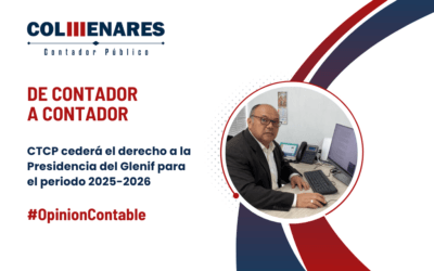 #DeContadorAContador: CTCP cederá el derecho a la Presidencia del Glenif para el periodo 2025-2026