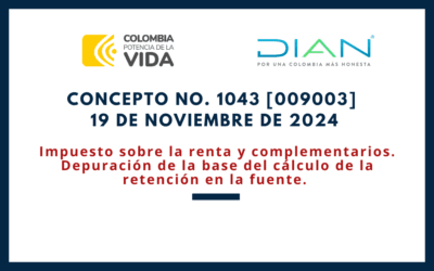 DIAN. Concepto 1043-25. Depuración de la base del cálculo de la retención en la fuente. Deducciones por parentesco