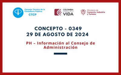 CTCP. Concepto 0349-24. PH – Información al Consejo de Administración