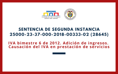 CONSEJO DE ESTADO. Sentencia 28645-25. Adición de ingresos. Causación del IVA en prestación de servicios