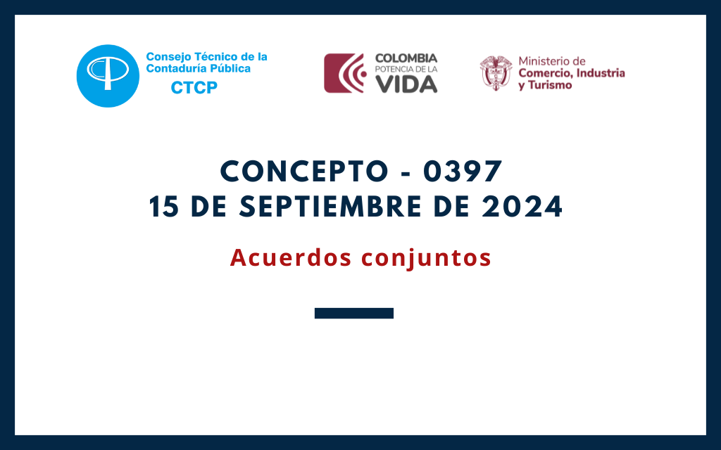 CTCP. Concepto 0397-25. Acuerdos conjuntos de ESAL y entidades del gobierno