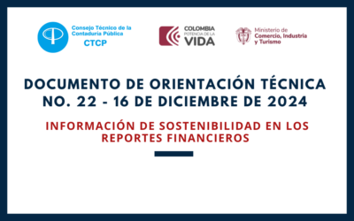 CTCP. DOP 022-25. Información de sostenibilidad en los reportes financieros