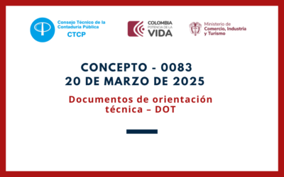 CTCP. Concepto 0083-25. Documentos de orientación técnica – DOT