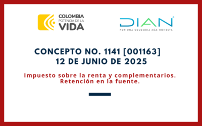 DIAN. Concepto 1141-25. Retención en la Fuente. Retención por Honorarios