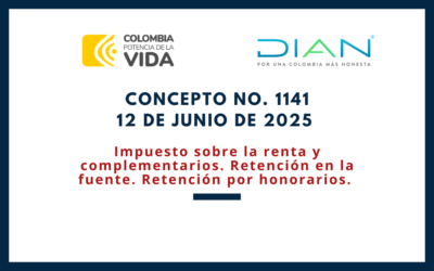 DIAN. Concepto 1141. Retención en la fuente mensualizada