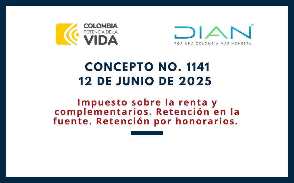 DIAN. Concepto 1141. Retención en la fuente mensualizada