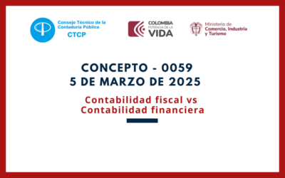 CTCP. Concepto 0059-25. Contabilidad fiscal y Contabilidad financiera