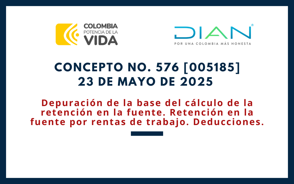 DIAN. Concepto 0576-25. Certificación de dependencia por factores físicos o psicológicos de los padres y hermanos del contribuyente