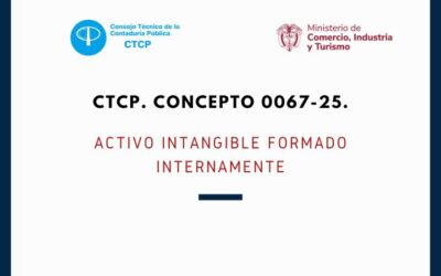 CTCP. Concepto 0067-25. Activo intangible formado internamente