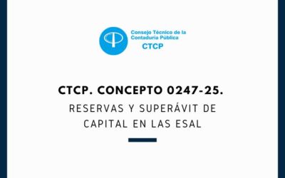 CTCP. Concepto 0247-25. Reservas y superávit de capital en las ESAL