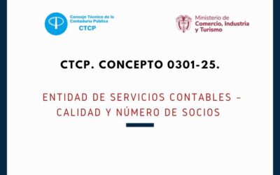 CTCP. 0301-25 Entidad de servicios contables – Calidad y número de socios