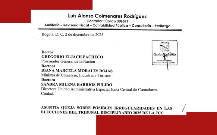 Queja sobre posibles irregularidades en las elecciones del Tribunal Disciplinario 2025 de la JCC