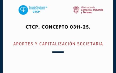 CTCP. Concepto 0311-25. Aportes y capitalización societaria