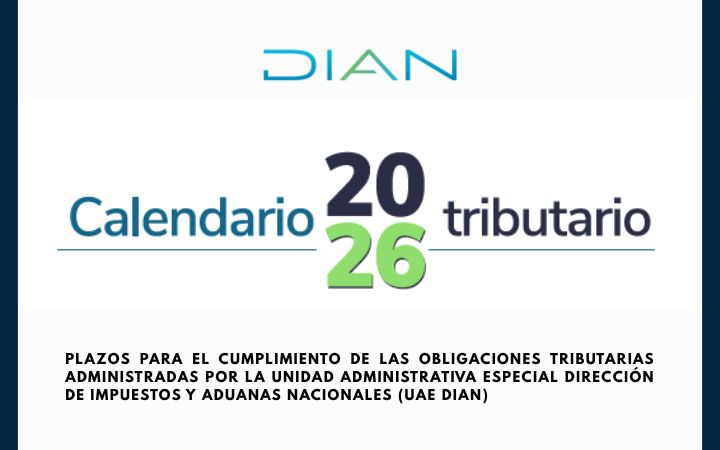 DIAN. Calendario tributario
