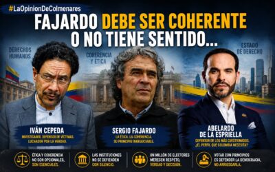 Fajardo debe ser coherente o no tiene sentido…