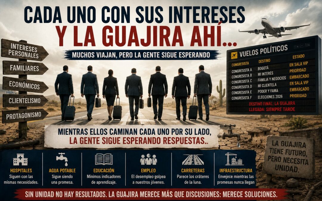 Cada uno con sus intereses y La Guajira ahí…