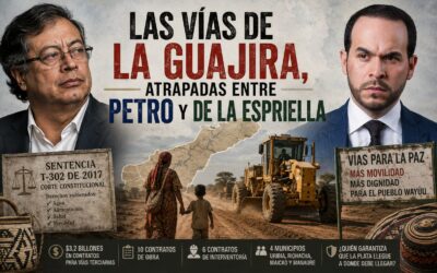 Las vías de La Guajira, atrapadas entre Petro y De La Espriella