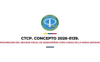 Concepto CTCP 2026-0139: Prohibición del Revisor Fiscal de desempeñar otro cargo en la misma entidad