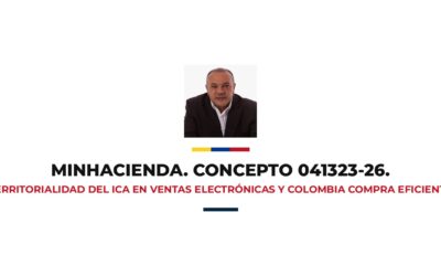 MINHACIENDA. CONCEPTO 041323-26. Territorialidad del ICA en ventas electrónicas y Colombia Compra Eficiente